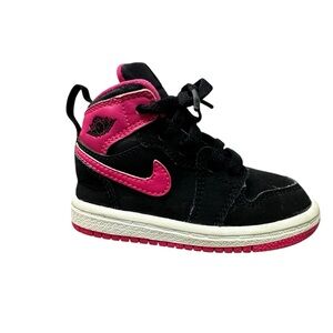 Jordan Kids Shoes Black and Pink